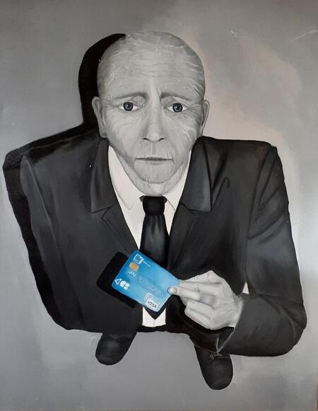 Homo oeconomicus 100x80cm